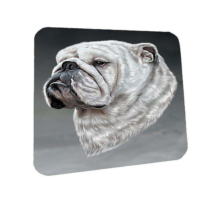 Bulldog Dog Coasters Set of 4