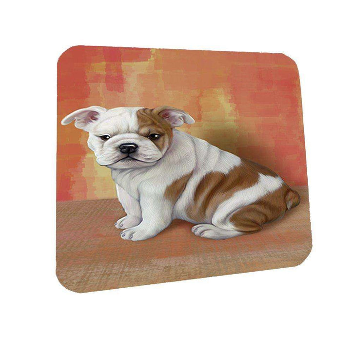 Bulldog Dog Coasters Set of 4