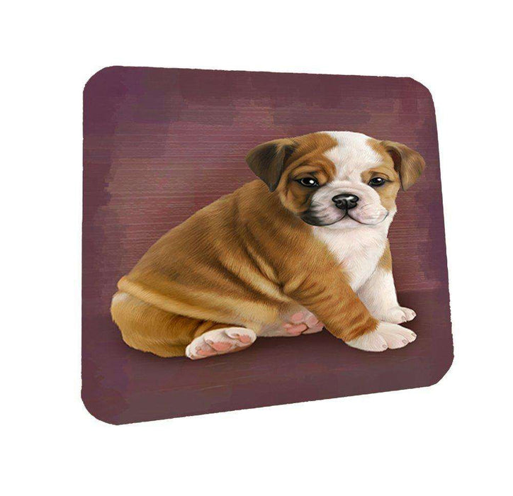 Bulldog Dog Coasters Set of 4