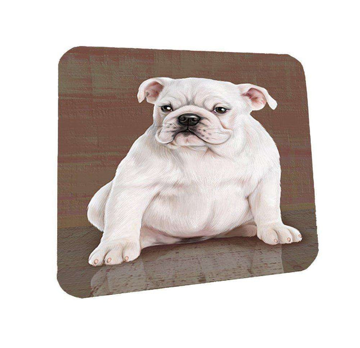 Bulldog Dog Coasters Set of 4