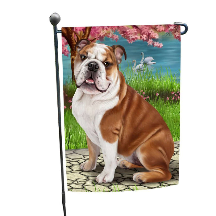 Bulldog Dog Garden Flag