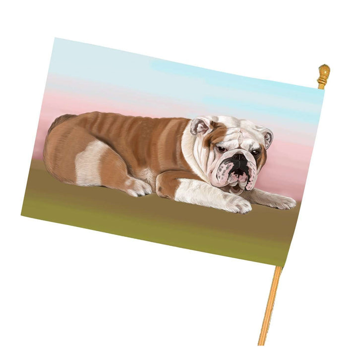 Bulldog Dog House Flag