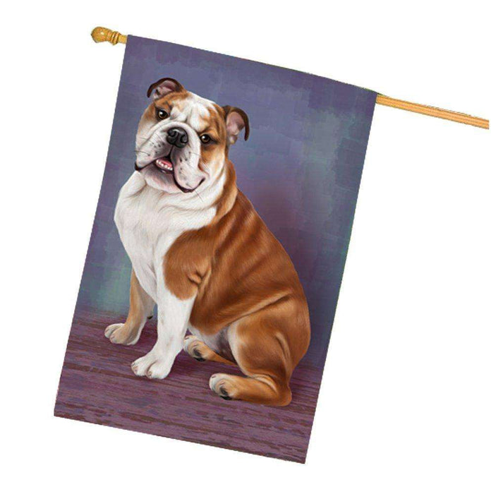 Bulldog Dog House Flag