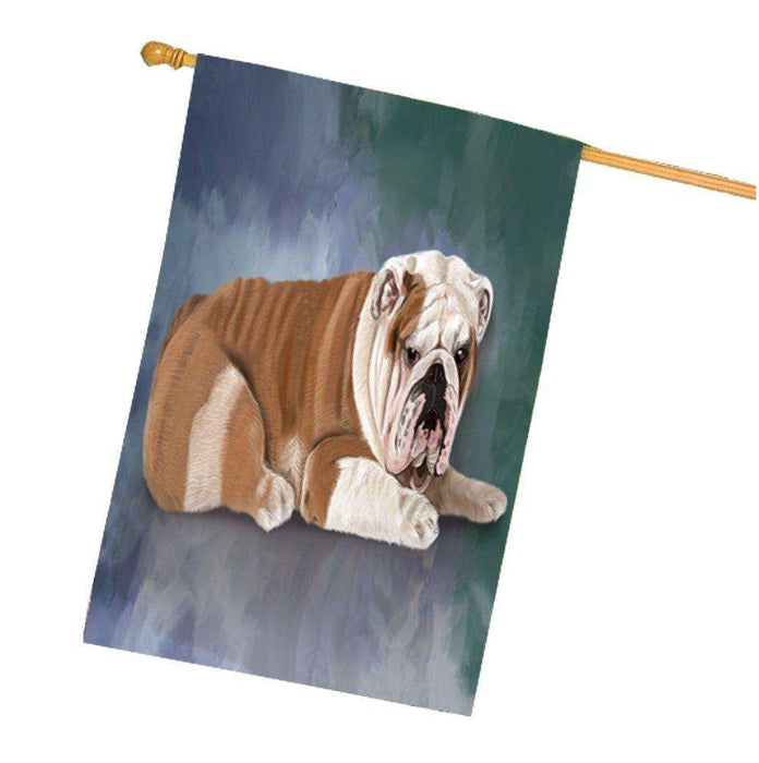 Bulldog Dog House Flag