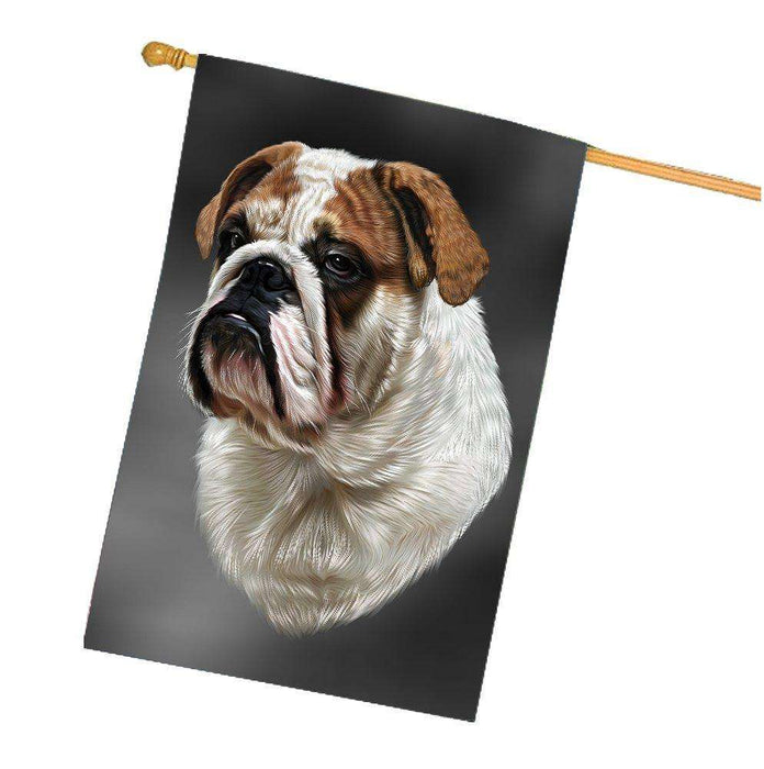 Bulldog Dog House Flag