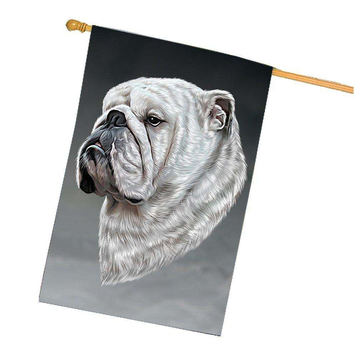 Bulldog Dog House Flag