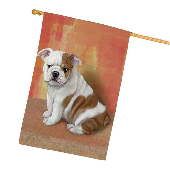 Bulldog Dog House Flag