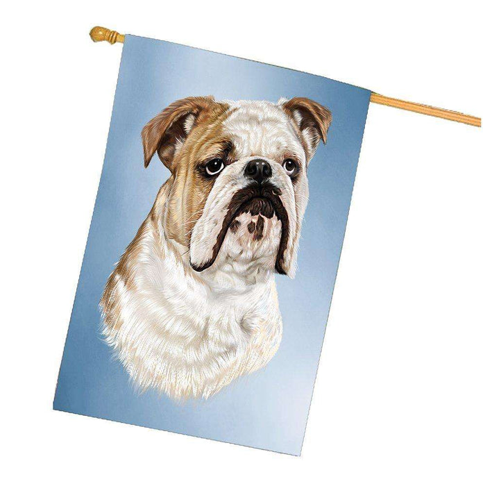 Bulldog Dog House Flag