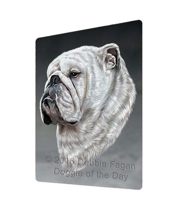 Bulldog Dog Magnet Mini (3.5" x 2")