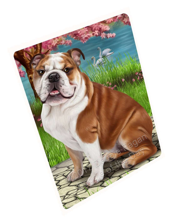 Bulldog Dog Magnet Mini (3.5" x 2")