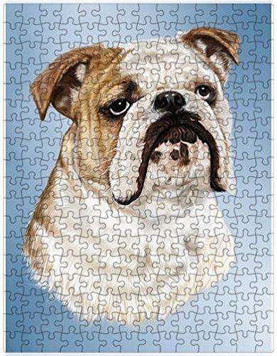 Bulldog Dog Puzzle with Photo Tin (300 pc.)