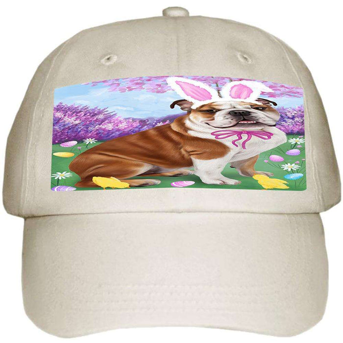 Bulldog Easter Holiday Ball Hat Cap HAT50961