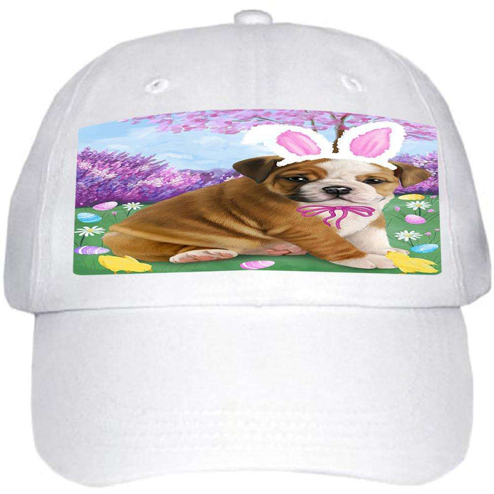 Bulldog Easter Holiday Ball Hat Cap HAT50967