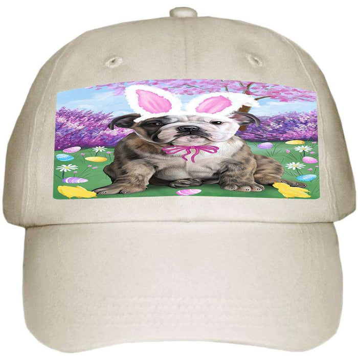 Bulldog Easter Holiday Ball Hat Cap HAT50970