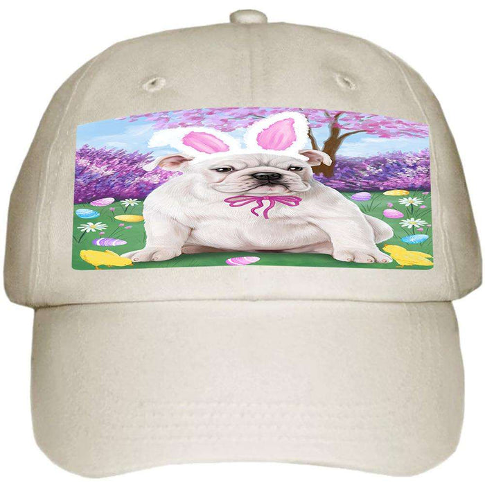 Bulldog Easter Holiday Ball Hat Cap HAT50973