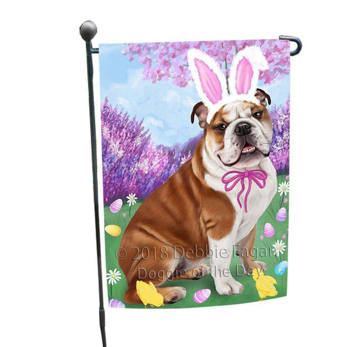 Bulldog Easter Holiday Garden Flag GFLG48985
