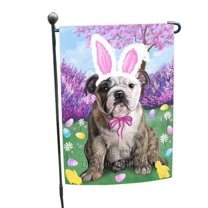 Bulldog Easter Holiday Garden Flag GFLG48988