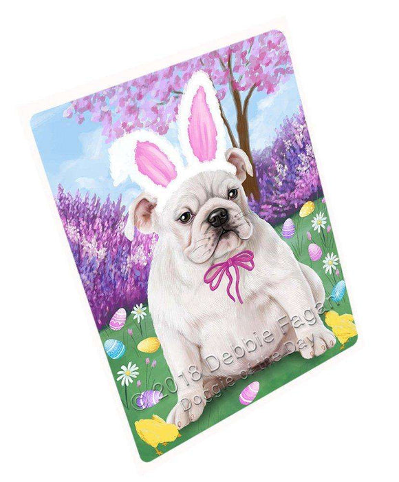 Bulldog Easter Holiday Large Refrigerator / Dishwasher Magnet RMAG54216