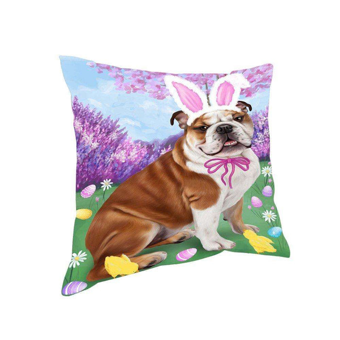 Bulldog Easter Holiday Pillow PIL52160