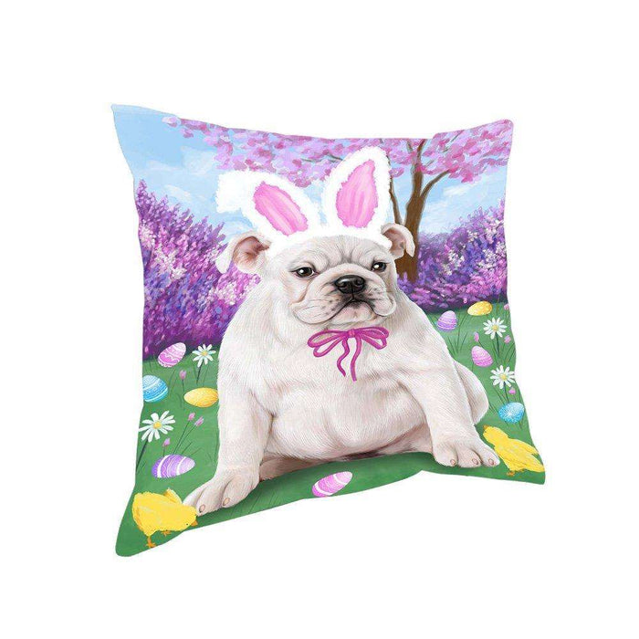 Bulldog Easter Holiday Pillow PIL52176