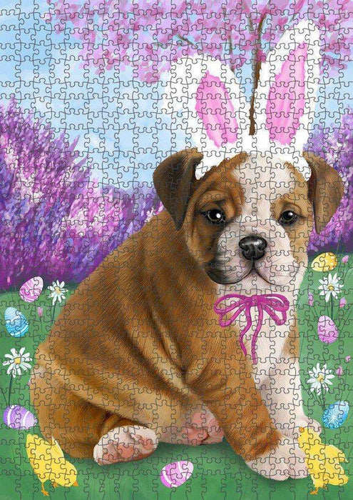 Bulldog Easter Holiday Puzzle with Photo Tin PUZL50277