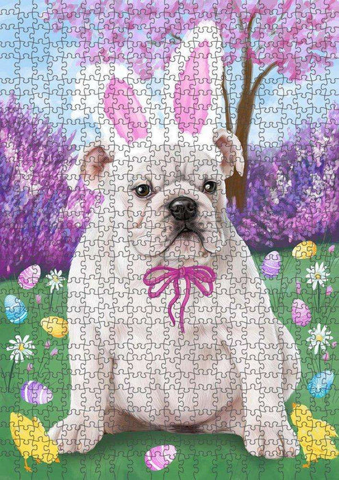 Bulldog Easter Holiday Puzzle with Photo Tin PUZL50283
