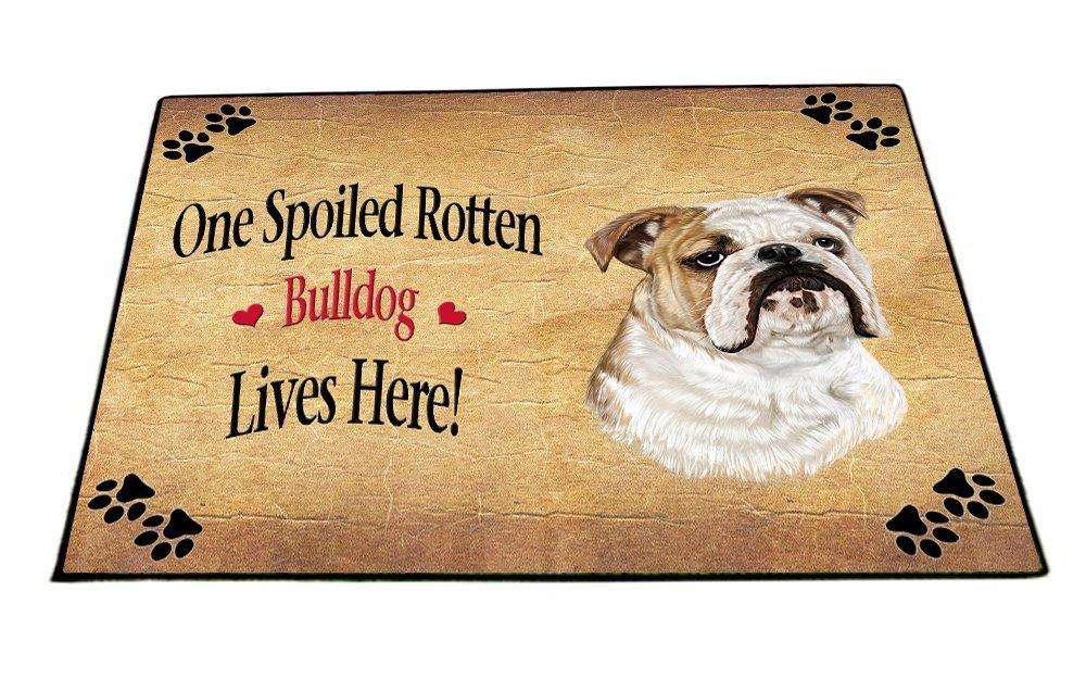 Bulldog Spoiled Rotten Dog Indoor/Outdoor Floormat