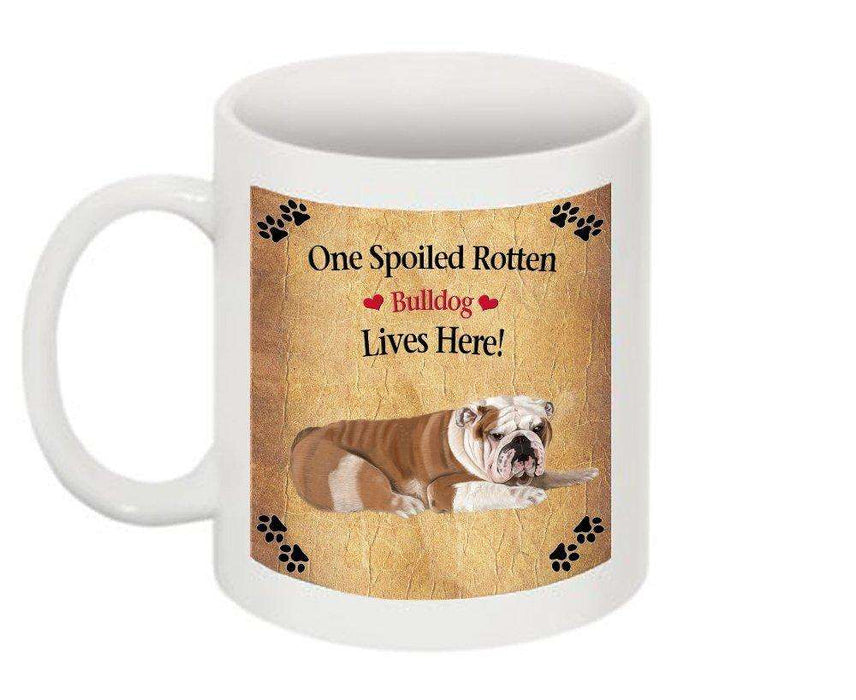 Bulldog Spoiled Rotten Dog Mug