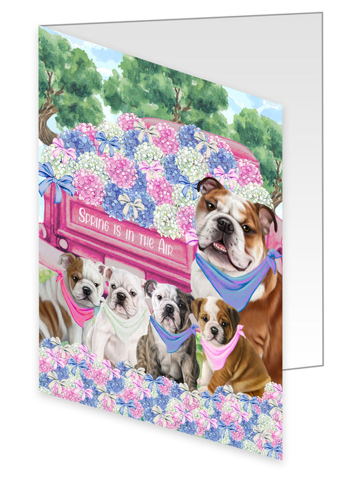 Bulldog Greeting Cards & Note Cards: Explore a Variety of Designs, Custom, Personalized, Halloween Invitation Card with Envelopes, Gifts for Dog Lovers
