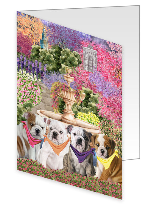 Bulldog Greeting Cards & Note Cards, Explore a Variety of Custom Designs, Personalized, Invitation Card with Envelopes, Gift for Dog and Pet Lovers