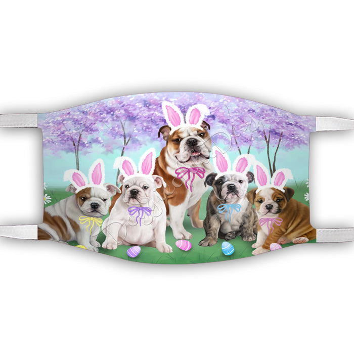 Easter Holiday Bulldogs Face Mask FM49587