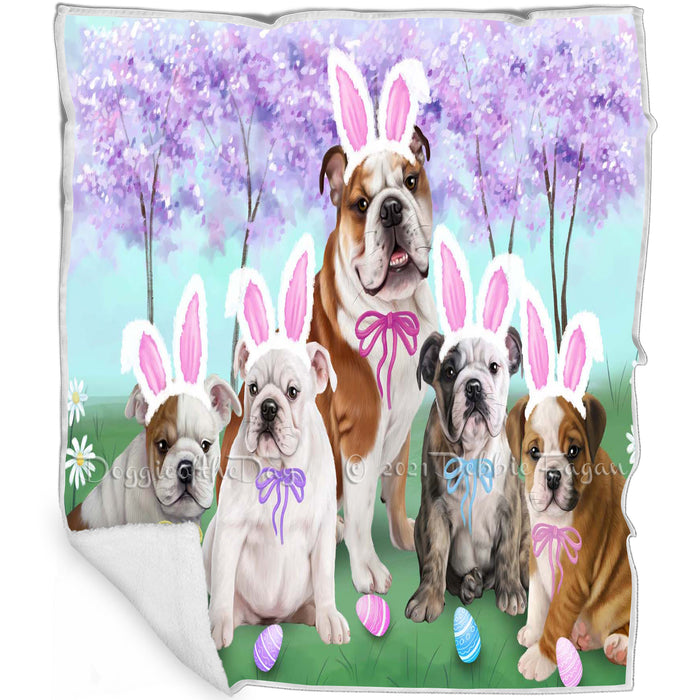 Bulldogs Easter Holiday Blanket BLNKT57297