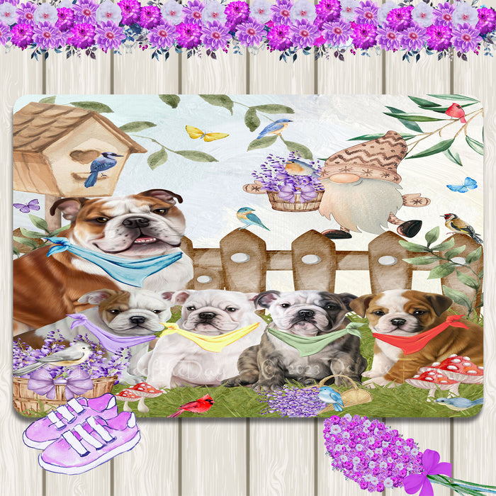 Bulldog Area Rug and Runner, Explore a Variety of Designs, Custom, Floor Carpet Rugs for Home, Indoor and Living Room, Personalized, Gift for Dog and Pet Lovers