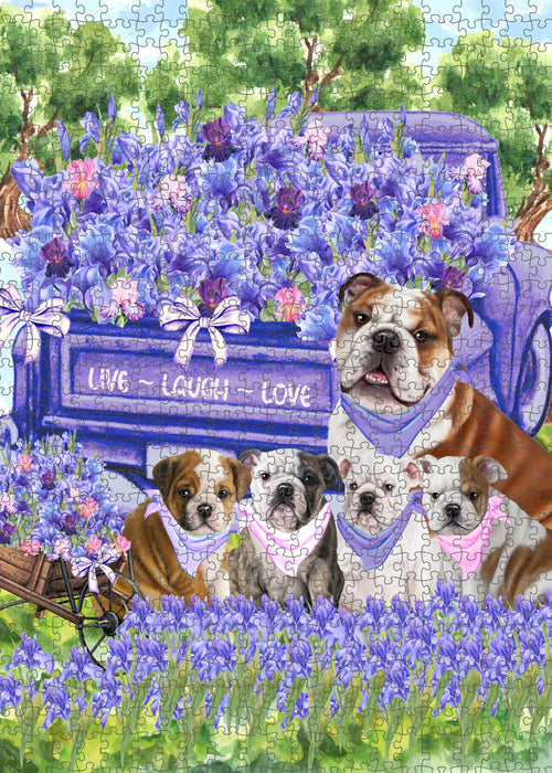 Bulldog Jigsaw Puzzle: Explore a Variety of Designs, Interlocking Halloween Puzzles for Adult, Custom, Personalized, Pet Gift for Dog Lovers