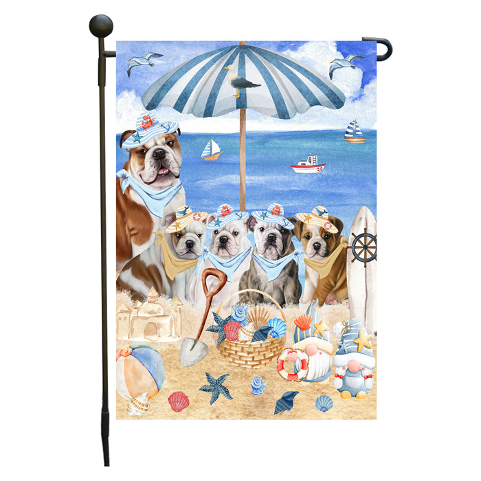 Bulldogs Garden Flag, Double-Sided Outdoor Yard Garden Decoration, Explore a Variety of Designs, Custom, Weather Resistant, Personalized, Flags for Dog and Pet Lovers