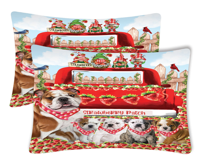 Bulldog Pillow Case: Explore a Variety of Custom Designs, Personalized, Soft and Cozy Pillowcases Set of 2, Gift for Pet and Dog Lovers