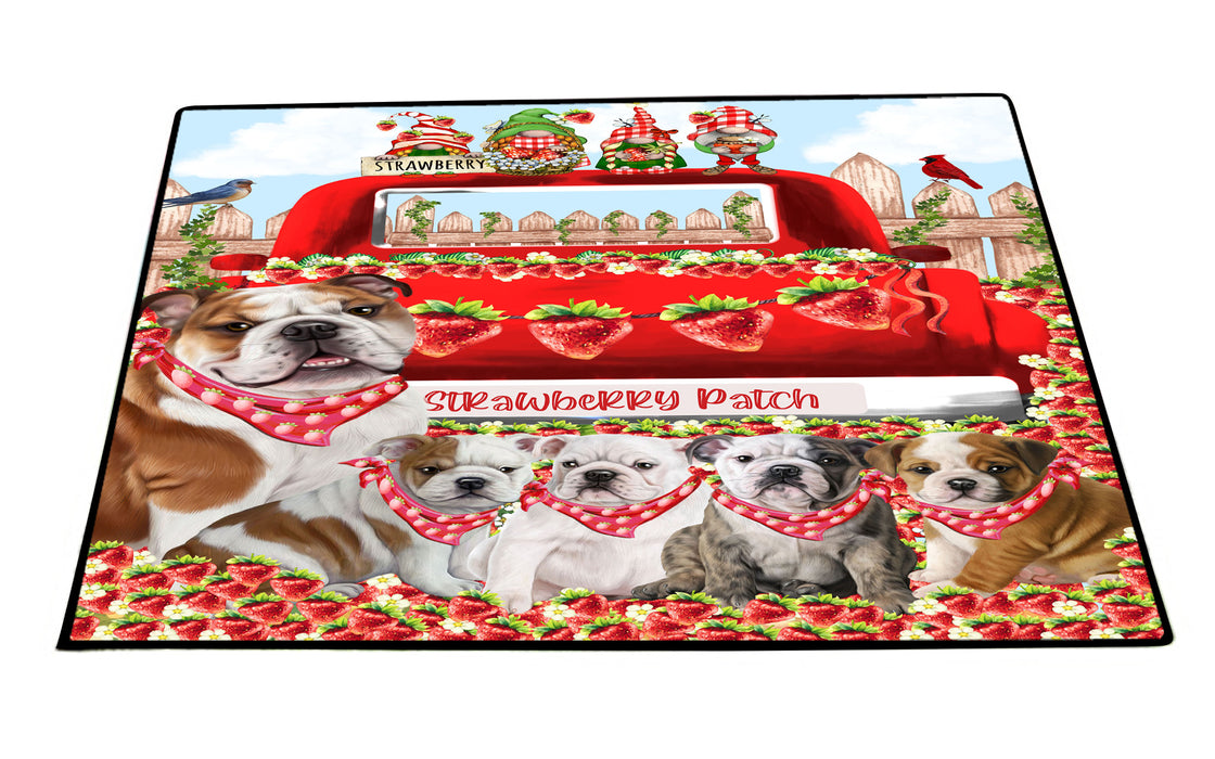 Bulldog Floor Mat: Explore a Variety of Designs, Anti-Slip Doormat for Indoor and Outdoor Welcome Mats, Personalized, Custom, Pet and Dog Lovers Gift