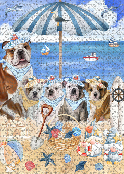 Bulldog Jigsaw Puzzle: Interlocking Puzzles Games for Adult, Explore a Variety of Custom Designs, Personalized, Pet and Dog Lovers Gift