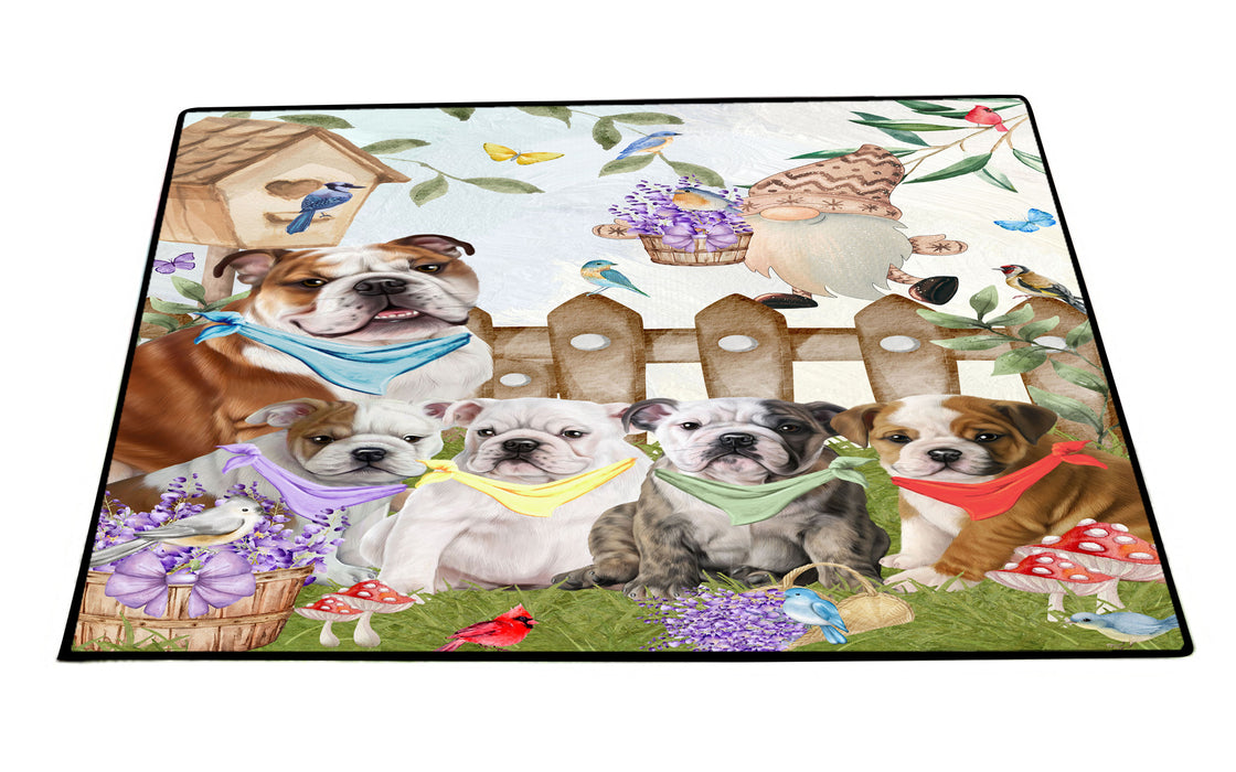 Bulldog Floor Mat: Explore a Variety of Designs, Anti-Slip Doormat for Indoor and Outdoor Welcome Mats, Personalized, Custom, Pet and Dog Lovers Gift