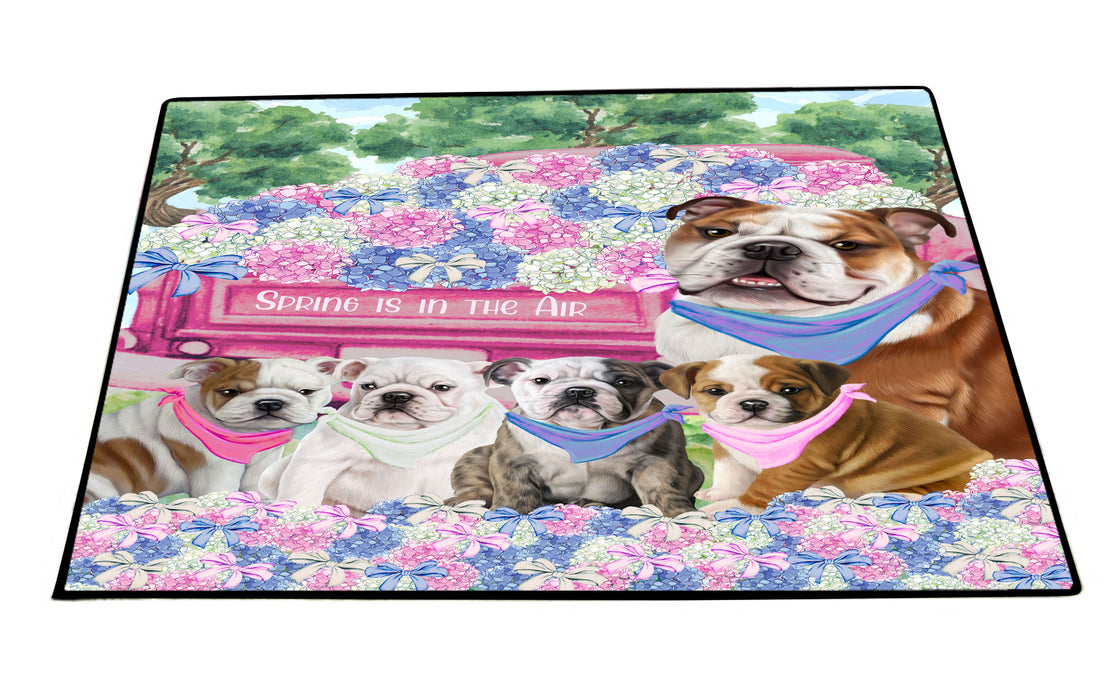 Bulldog Floor Mat: Explore a Variety of Designs, Anti-Slip Doormat for Indoor and Outdoor Welcome Mats, Personalized, Custom, Pet and Dog Lovers Gift