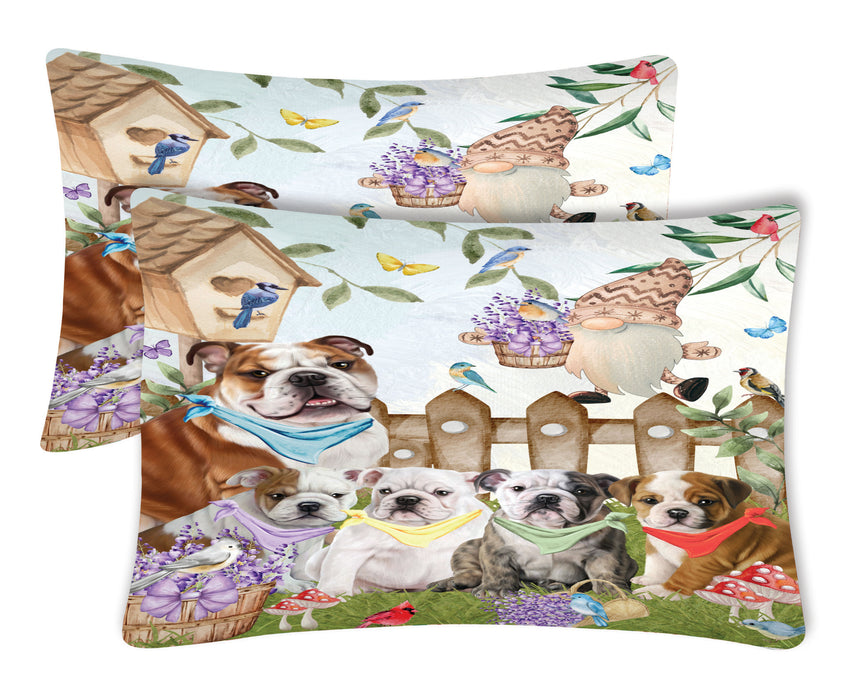Bulldog Pillow Case, Standard Pillowcases Set of 2, Explore a Variety of Designs, Custom, Personalized, Pet & Dog Lovers Gifts