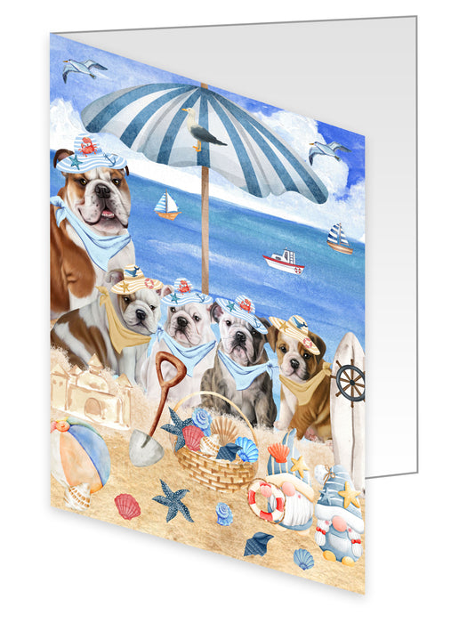 Bulldog Greeting Cards & Note Cards with Envelopes, Explore a Variety of Designs, Custom, Personalized, Multi Pack Pet Gift for Dog Lovers