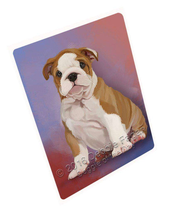 Bulldogs Dog Art Portrait Print Woven Throw Sherpa Plush Fleece Blanket D137