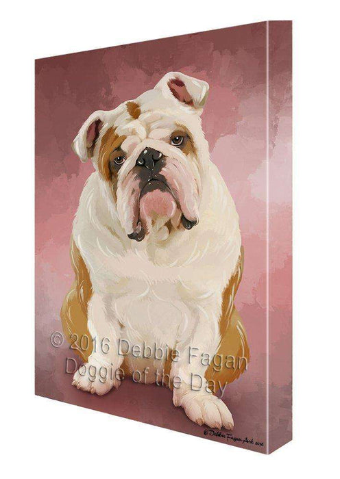 Bulldogs Dog Canvas Wall Art CV071