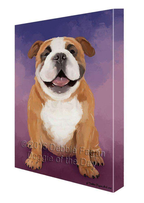 Bulldogs Dog Canvas Wall Art CV072