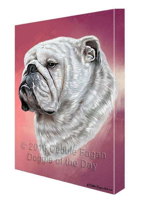 Bulldogs Dog Canvas Wall Art CV075