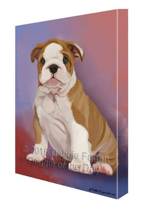 Bulldogs Dog Canvas Wall Art CV076