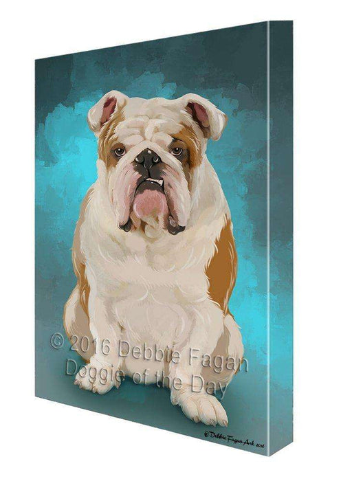 Bulldogs Dog Canvas Wall Art CV079