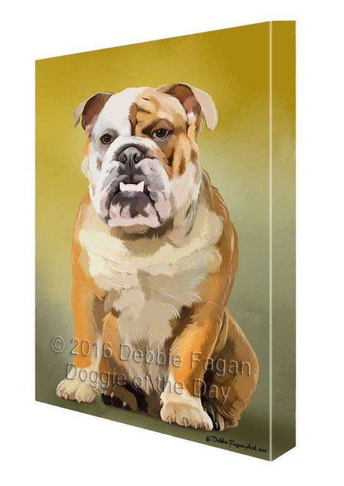 Bulldogs Dog Canvas Wall Art CV080