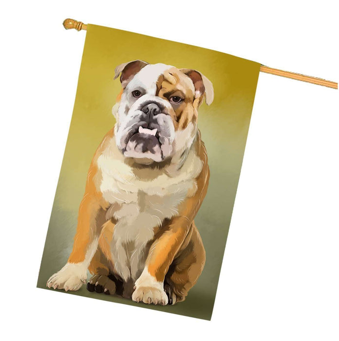 Bulldogs Dog House Flag HF222